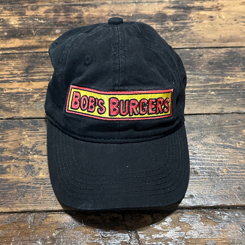 Bob's Burgers Black Logo Baseball Cap